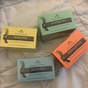 Becker CPA Exam Review Flash Cards
